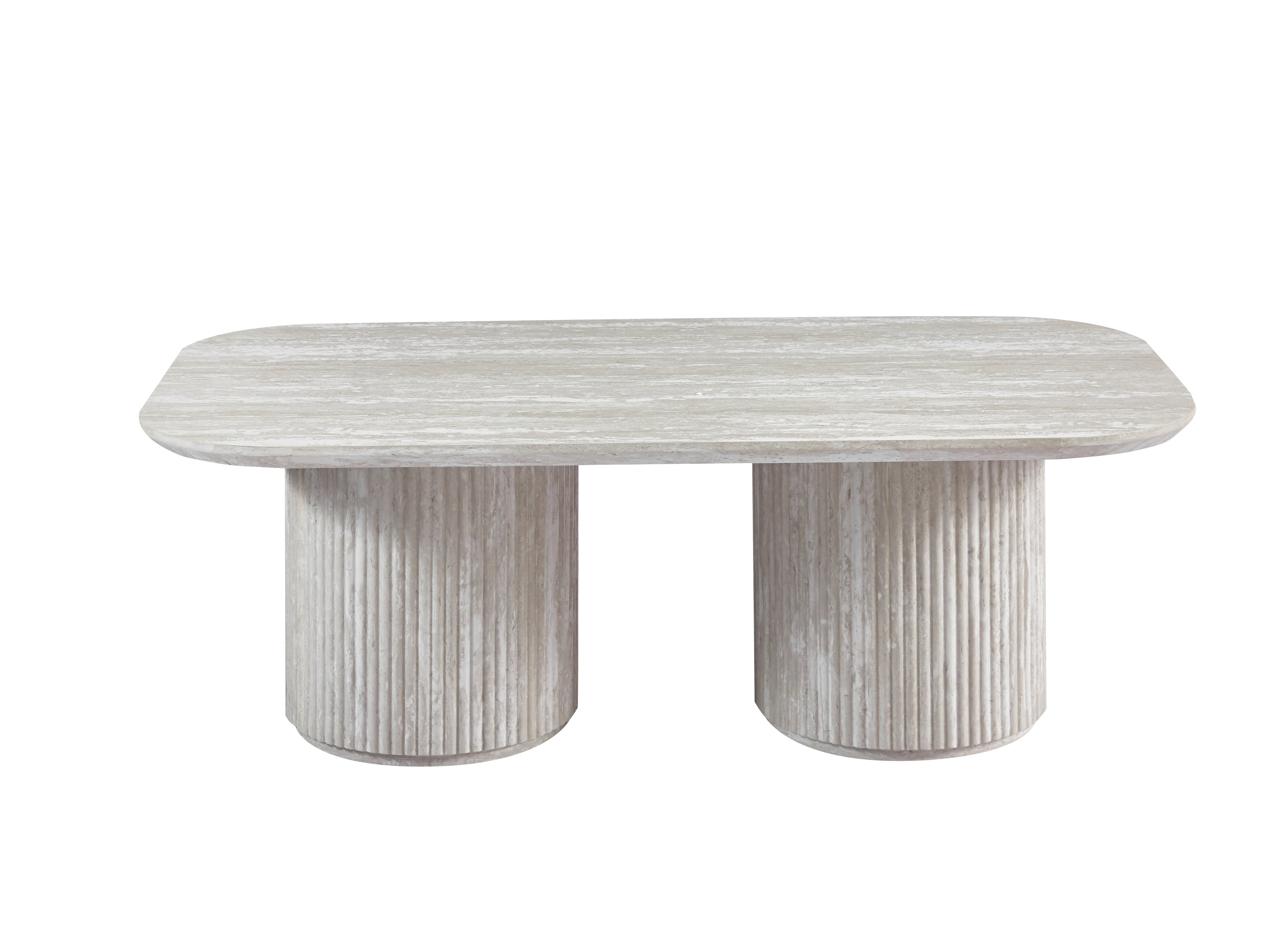Hawai Travertin Oak Salontafel