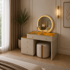 Luxe Make-up Tafel met LED Spiegel