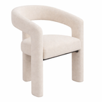 Lunara Lounge Fauteuil – Sculpturaal Design met Zachte Comfort