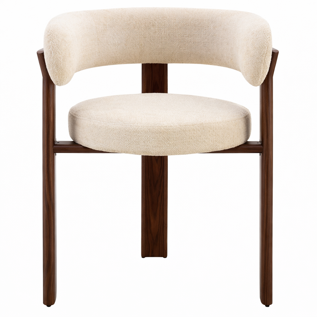 Serano Armstoel – Zacht Design met Luxe Houten Frame