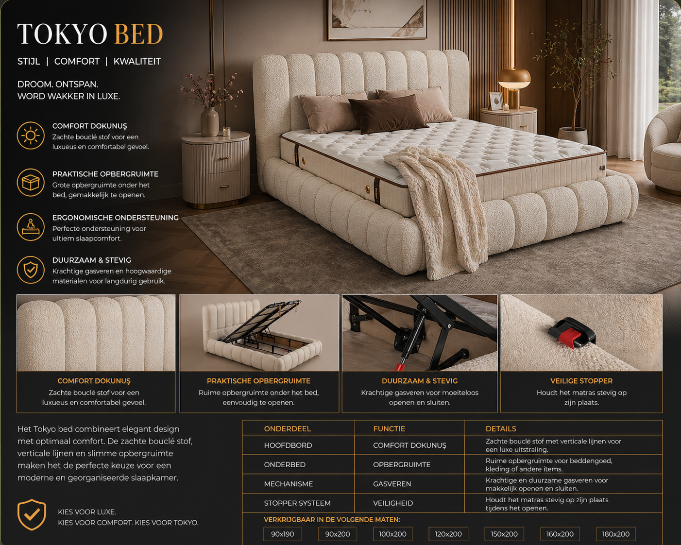 Lit conceptuel de Tokyo