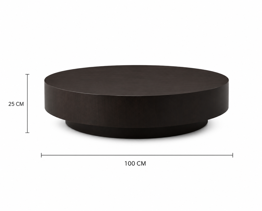 Table basse Japandi ronde