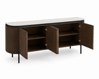 Aqua BF Brown Dressoir – 190x50x80 cm – Beige Keramisch Blad
