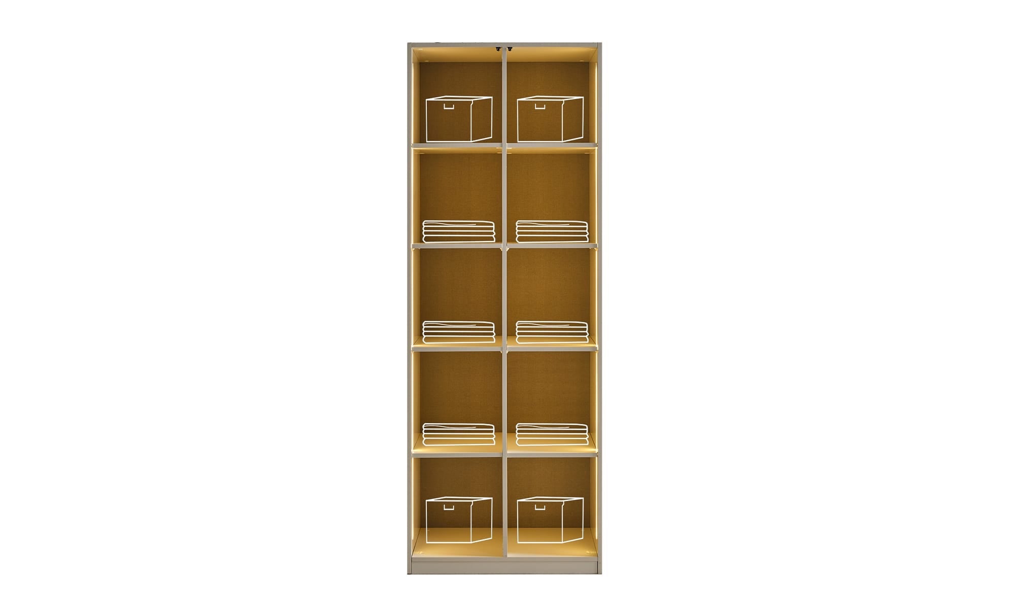 Infinity Kast B1 Binnenkant met Planken