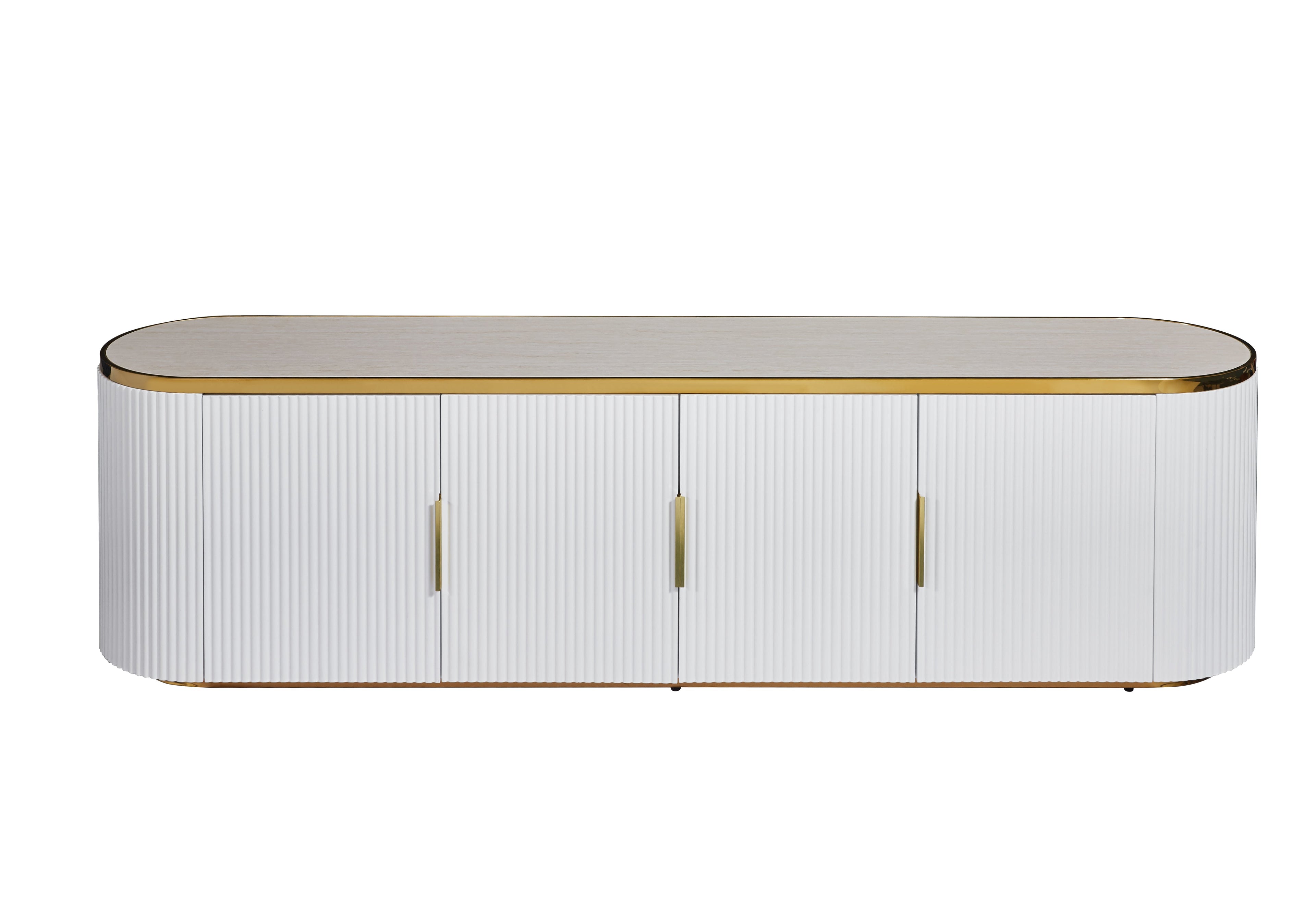 Meuble TV Pradino Ivoire Luxe