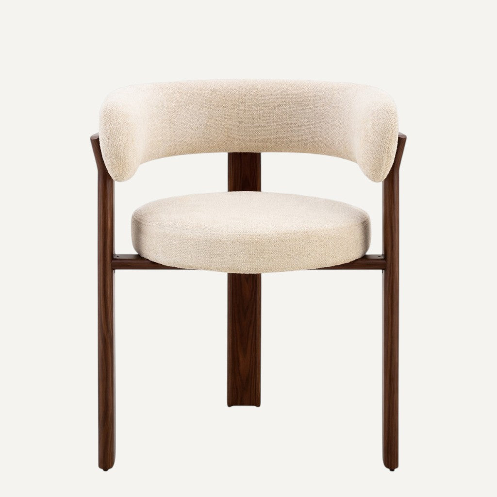 Serano Armstoel – Zacht Design met Luxe Houten Frame